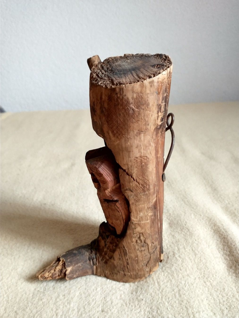 Sculture & Statue: Geschnitzte Eule aus Holz, Handarbeit,  vintage Top! – Usato da Löhningen venduto da Chimae67 8