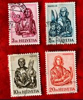 Evangelisten gestempel Nr.381/ 382/ 383/ 384  