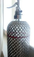 Siphon Flasche 30er Silberdraht Soda Original EnglandLondon