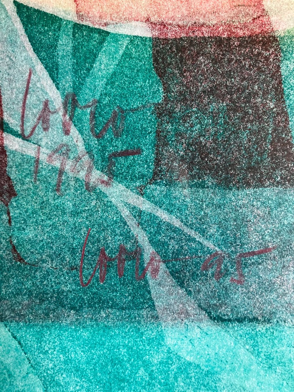 Grafica & Litografie: abstraktes Bild, signiert – Usato da Männedorf venduto da Amleto3 2