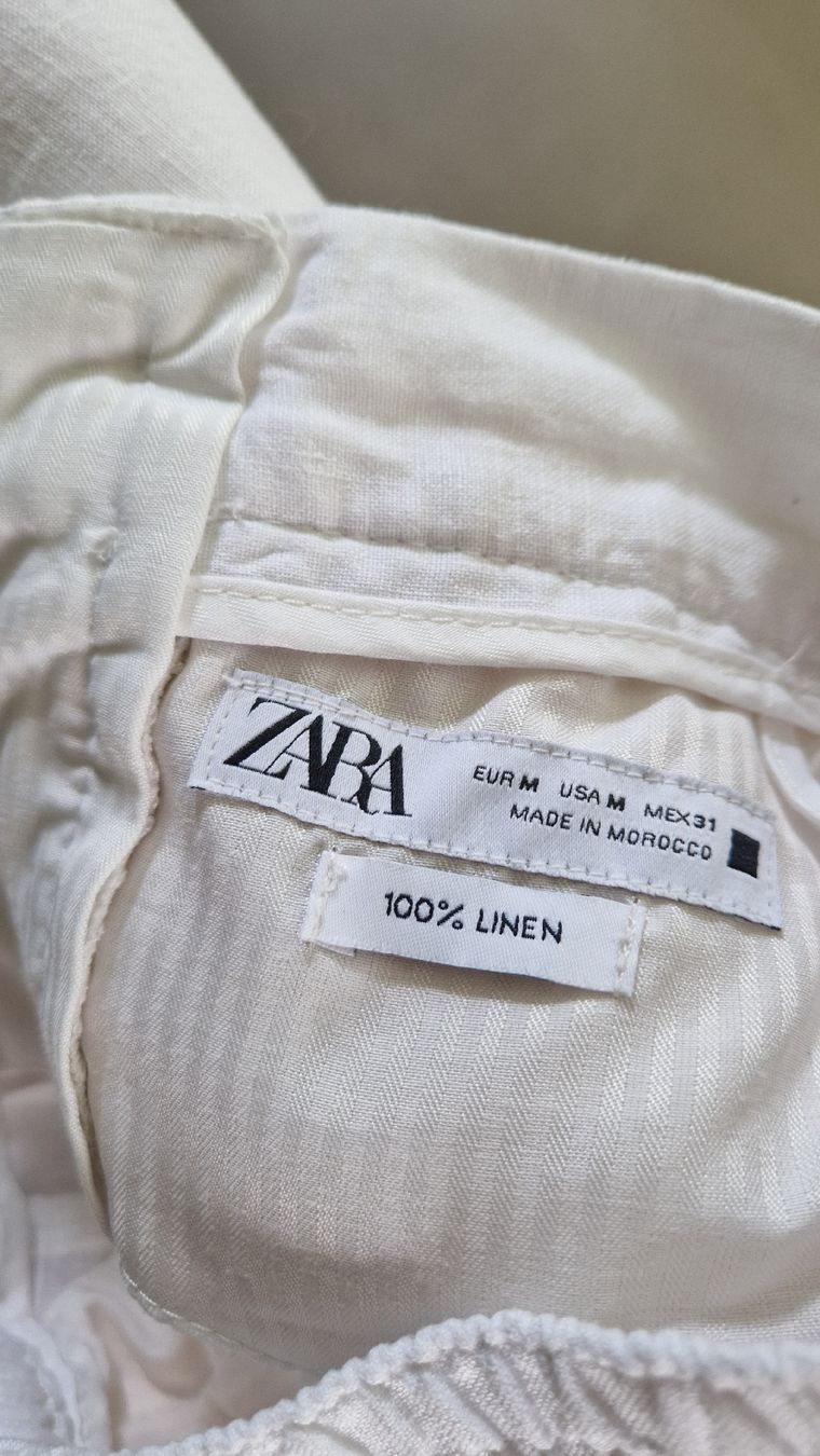 Zara Pantaloni: Schöne Leinenhose, Zara, Gr..M – Nuovo (secondo la descrizione) da Gachnang venduto da Breiser 2