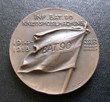 INF. BAT. 90 KRIEGSMOBILMACHUNG 1914-18 (Militaria)