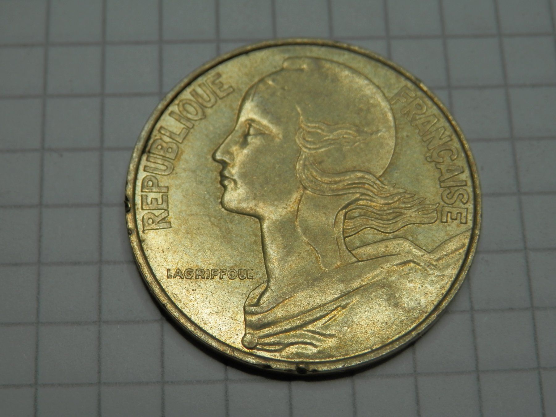 Tutti le monete: Frankreich 20 Centime, 1976 – Usato da Weiach venduto da weiach81 1