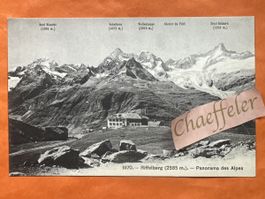 11170 Riffelberg - Panorama des Alpes