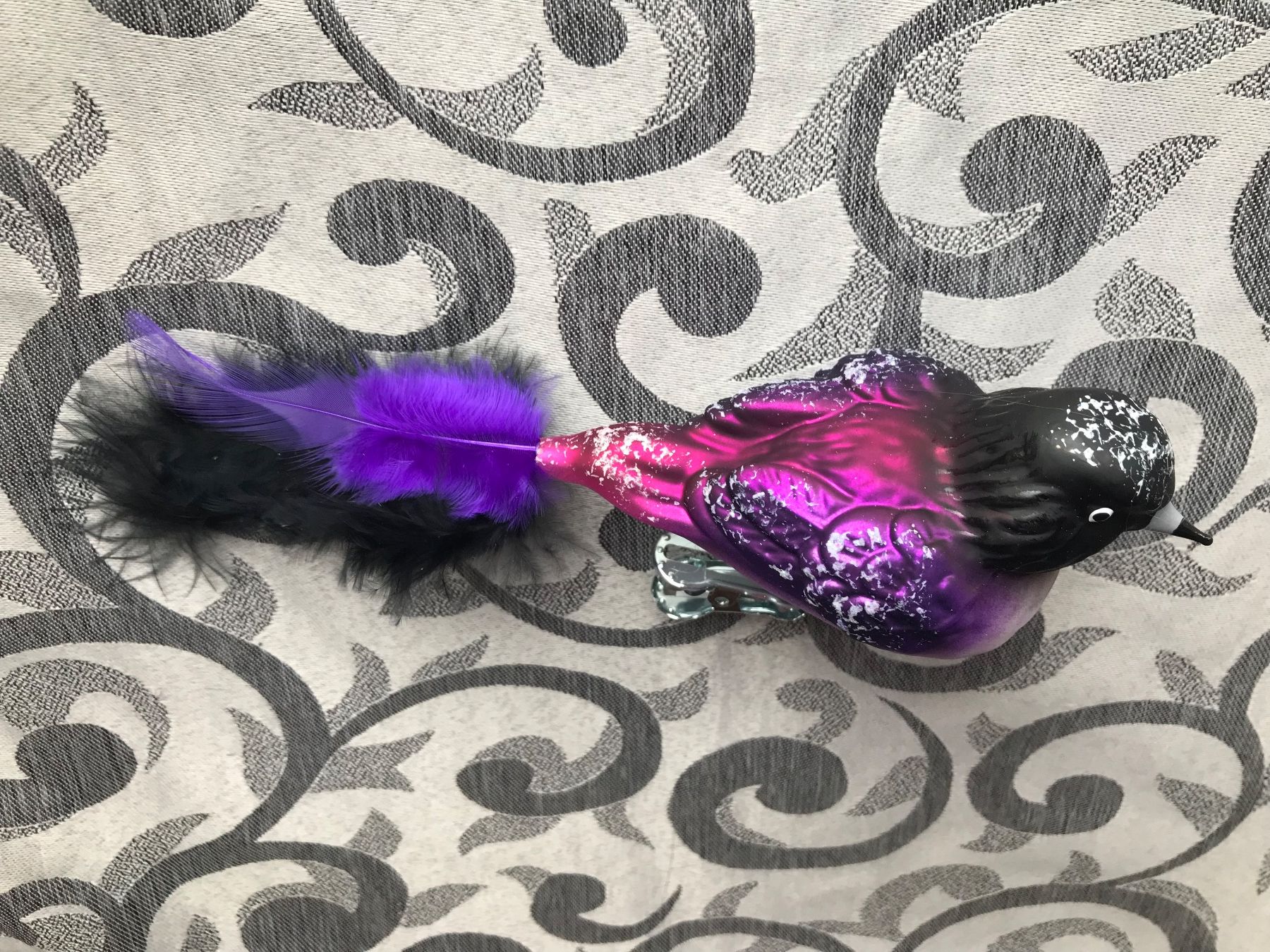 Tutte le decorazioni: Amethystglanzstar Vogel Christbaumschmuck – Nuovo e nell'imballaggio originale da Alpnach Dorf venduto da marvo 4