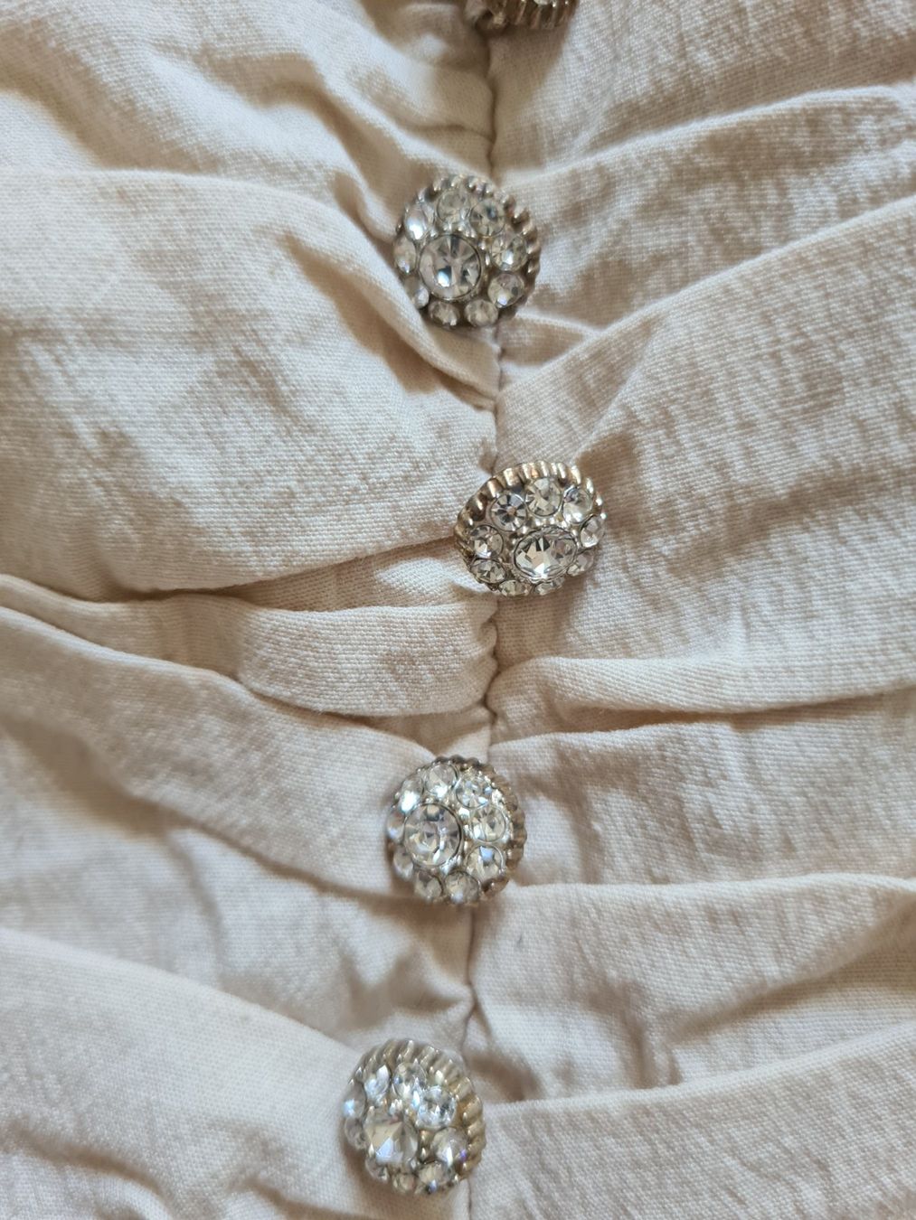 Zara Gonne: Mini jupe Zara avec strass - Taille S – Usato da Genève venduto da Tresor305 4