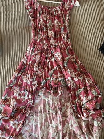 neuwertiges langes Kleid von Chicoree in Grösse S
