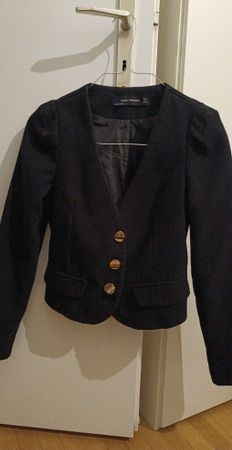 Elegante Zara Jacke/Blazer, schwarz, Grösse M/L