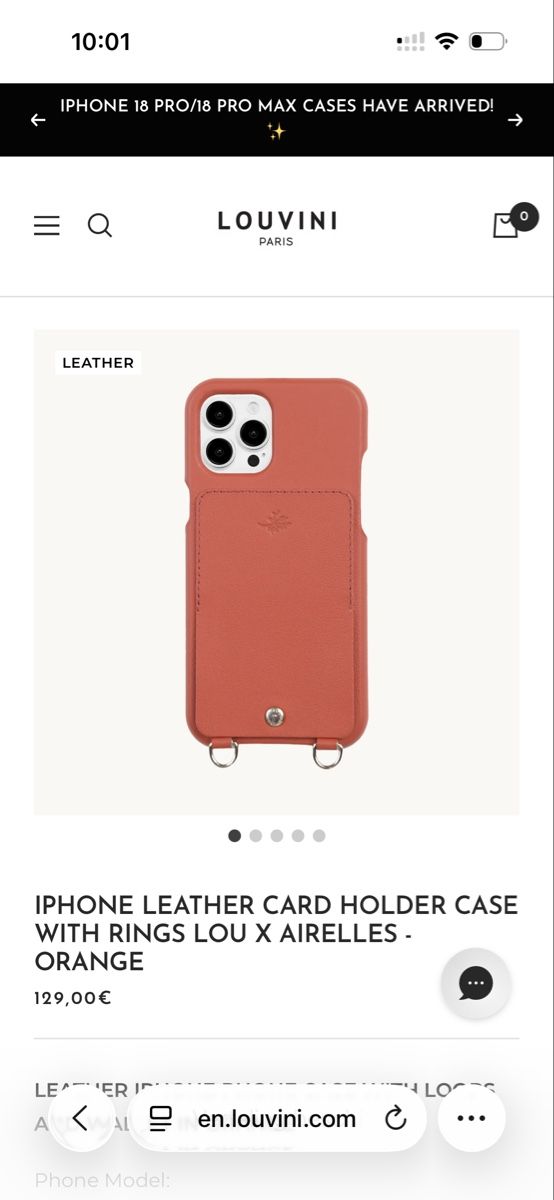 Apple Cover & Protezioni schermo: Louvini iPhone 15 cover leather  – Usato da Lausanne venduto da Charly_brune 5