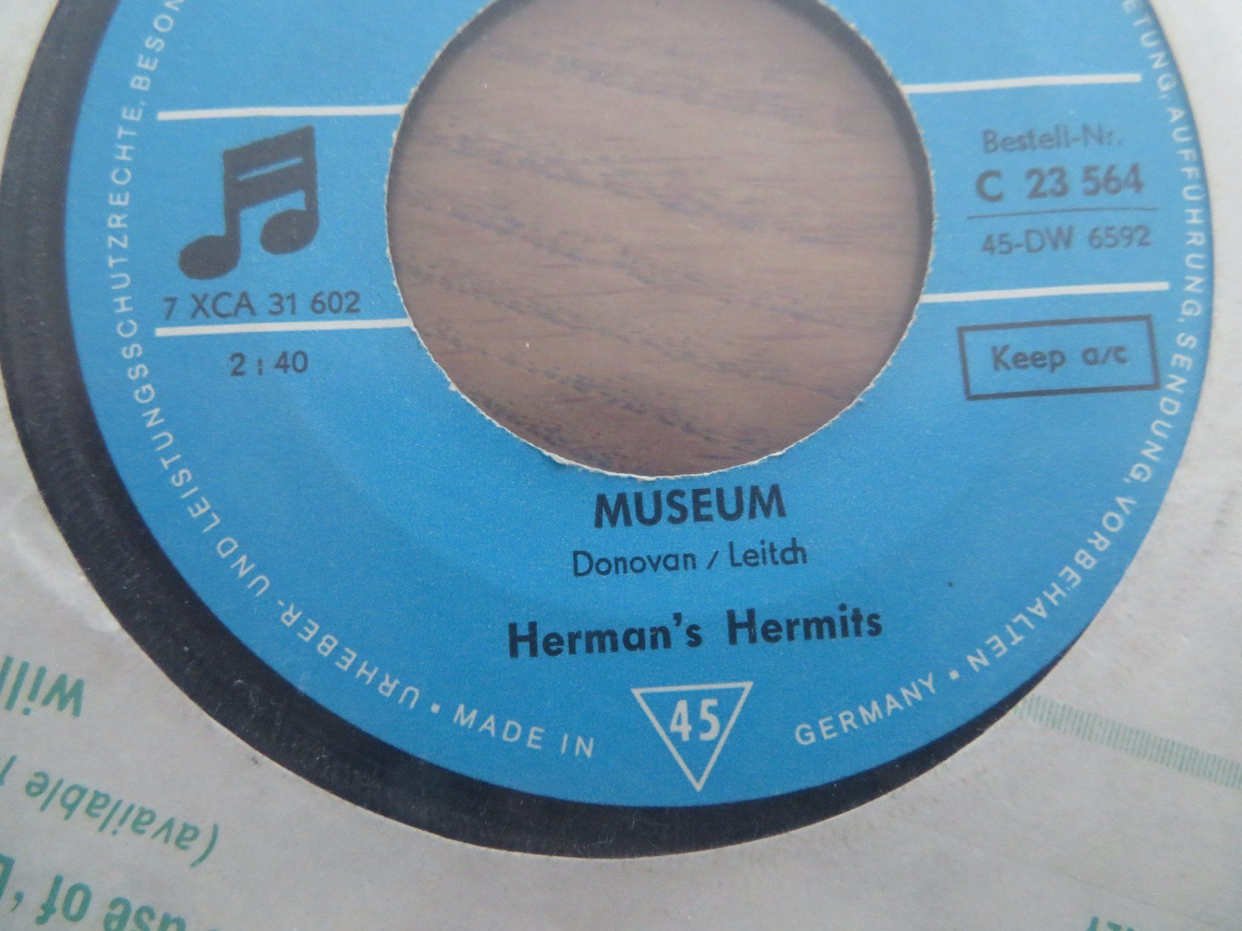 Dischi in vinile: Herman's Hermits - Seltene Single "Moonshine Man" Top! – Nuovo (secondo la descrizione) da Zürich venduto da max_cp5f 1