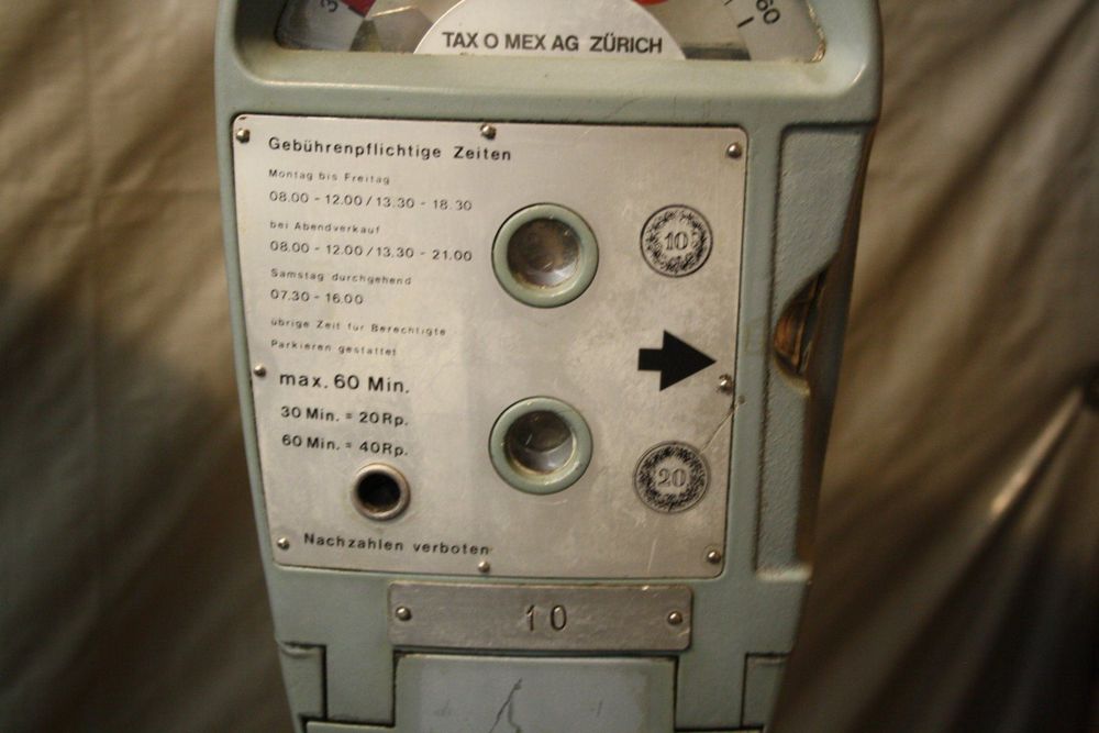 Alte Parkuhr Taxometer