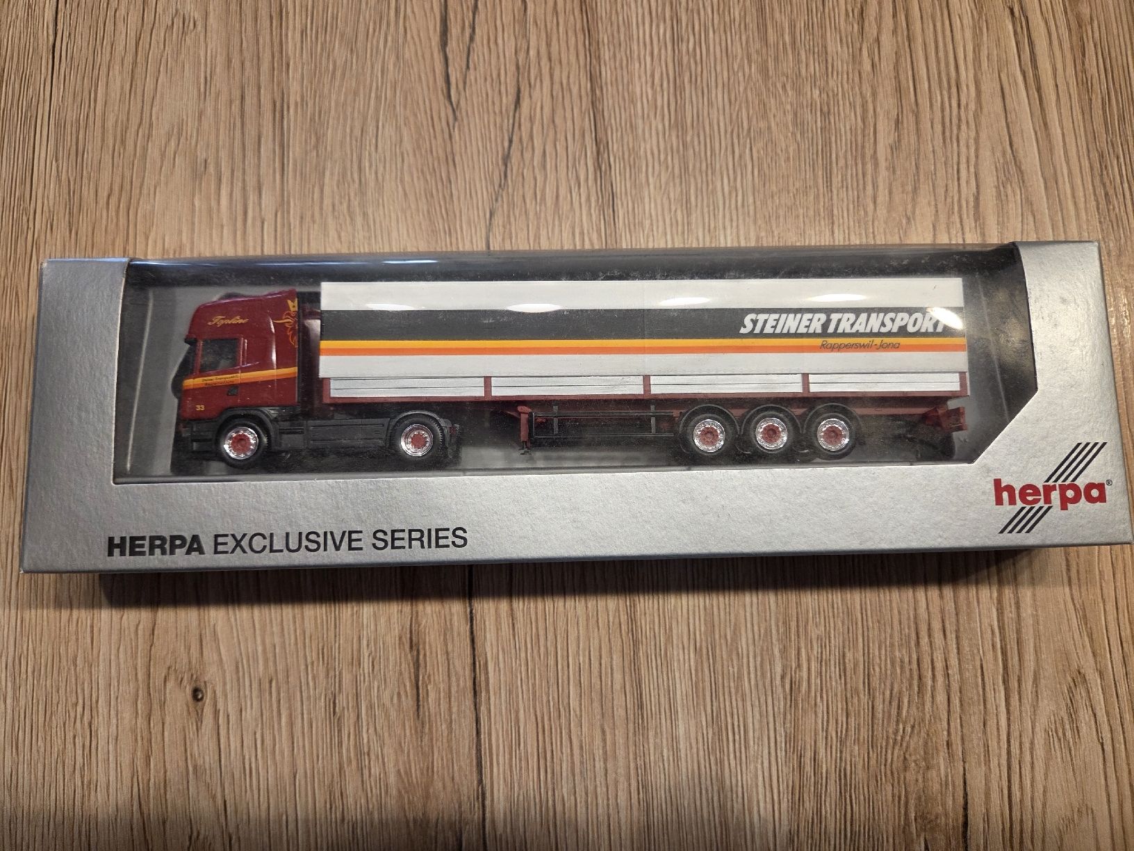 Herpa Modellautos: Scania Sattelschlepper Steiner Jona – Gebraucht aus Urdorf von Drutsch