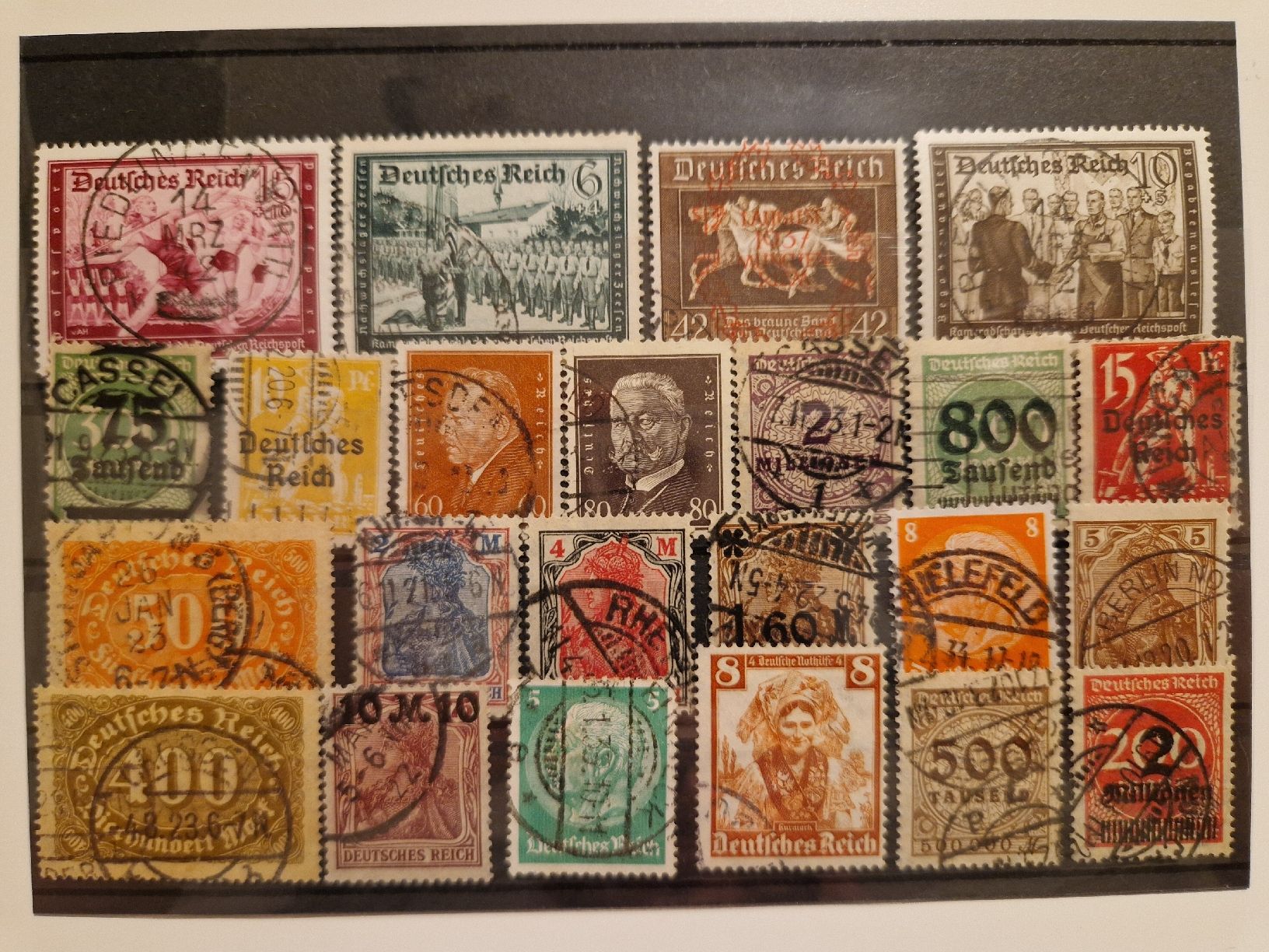 Alle Briefmarken: Deutsches Reich Briefmarken – Gebraucht aus St. Gallen von Enrico_SG