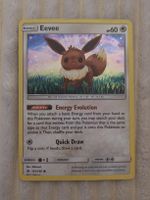 Pokemon Karte Eevee 101/149 Holo Sonne und Mond Zustand