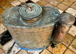 Ancienne sulfateuse Berthoud “Meteor” en cuivre, vintage