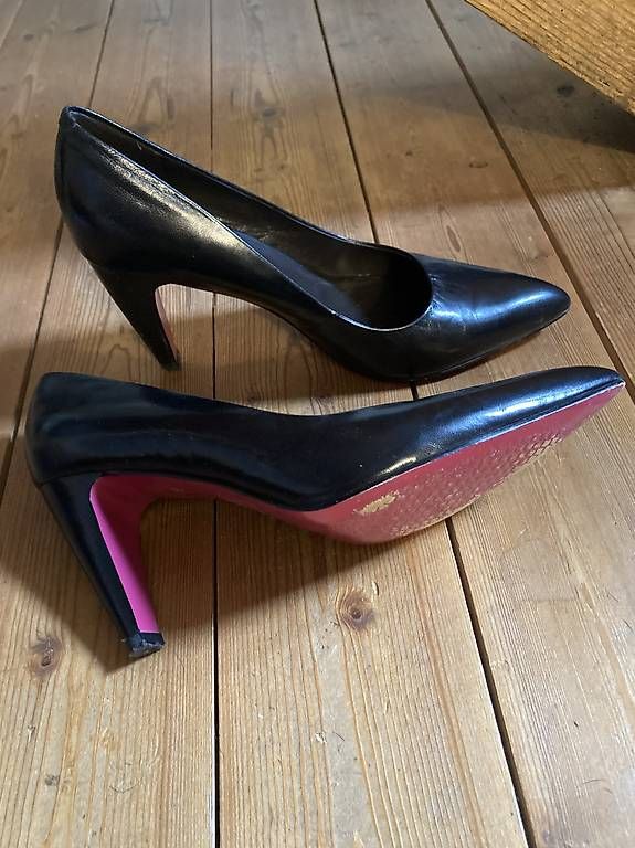 Belmondo Scarpe da donna: Elegante schwarze Leder Pumps, Gr. 39 – Usato da Biberist venduto da Nafena 3