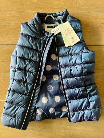 Okaidi: Dunkelblaue Ärmellose Jacke/Veste sans manches bleue