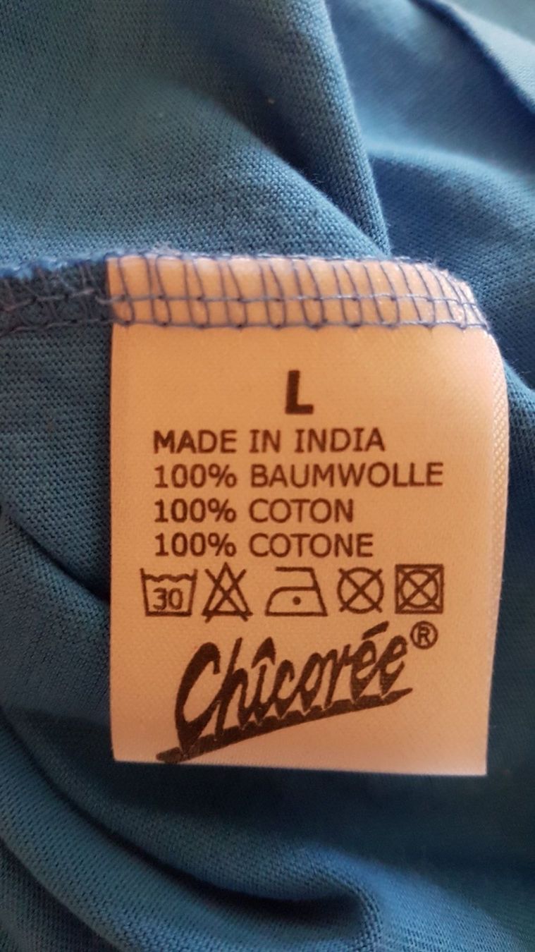 Tops: Blaues Baumwolltop – Neuf (Voir description) à Oberengstringen par Asteroid56 3