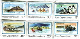 Briefmarken "Antarktis". Ross-Nebengebiet