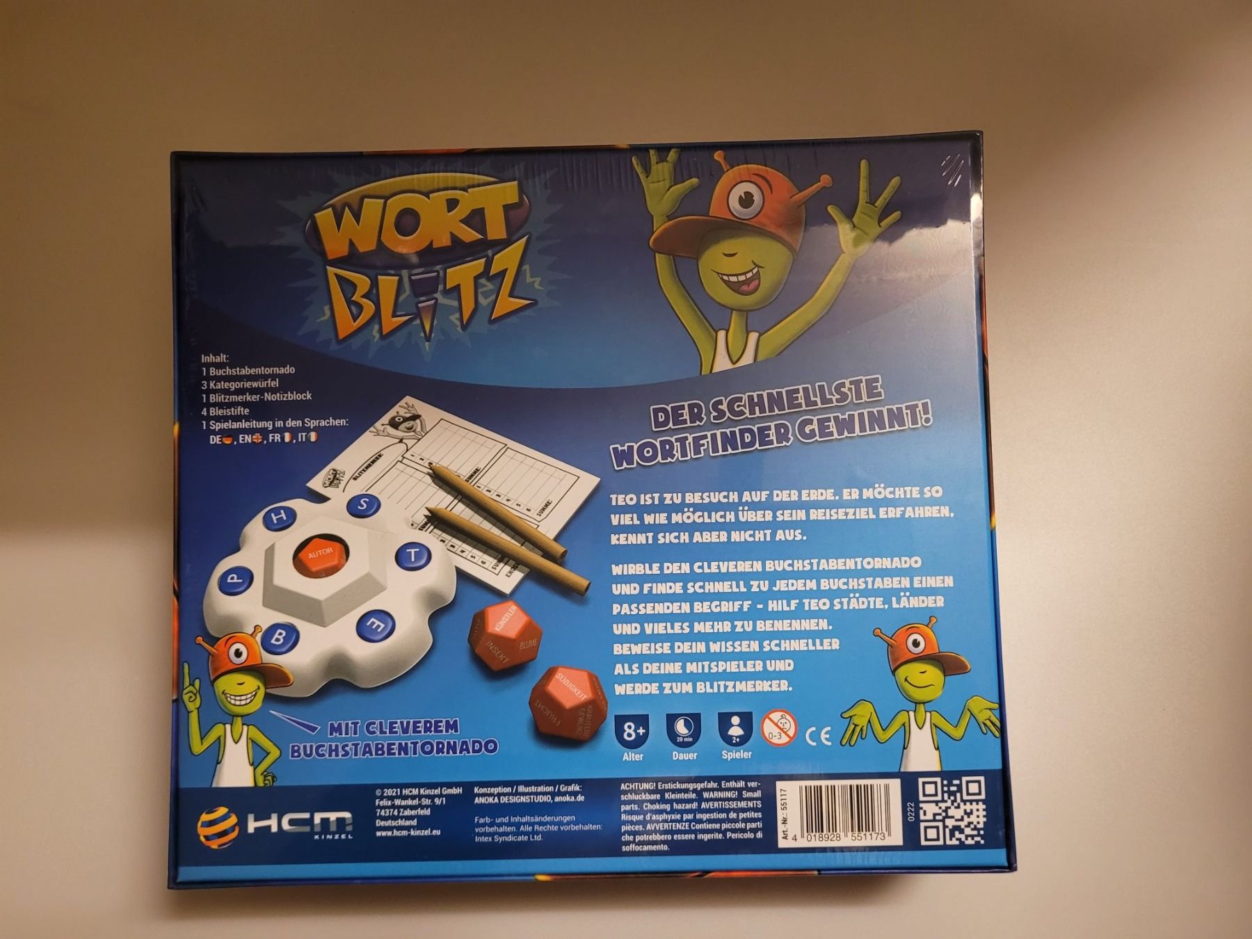 Giochi: Wortblitz  Spiel mit Ab 8  Jahren Neu – Nuovo e nell'imballaggio originale da Oberuzwil venduto da aseinkaufswelt 1