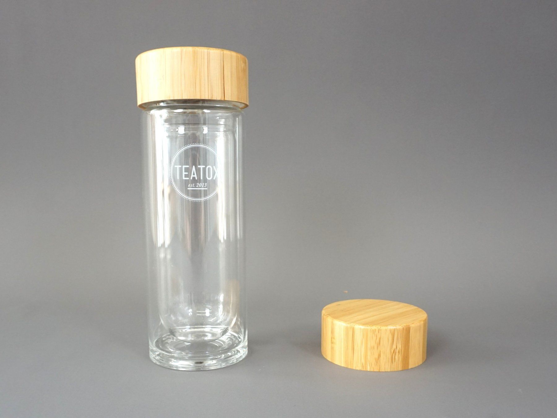 Gourdes & Thermos: TeaTox Glasflasche mit Isoliertasche – D'occasion à Pratteln par Restwert_Pratteln