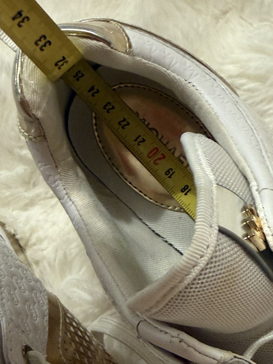 Michael Kors Scarpe da donna: Baskets Michael Kors Blanches Or et Argent – Usato da Monthey venduto da Joseph-29 7