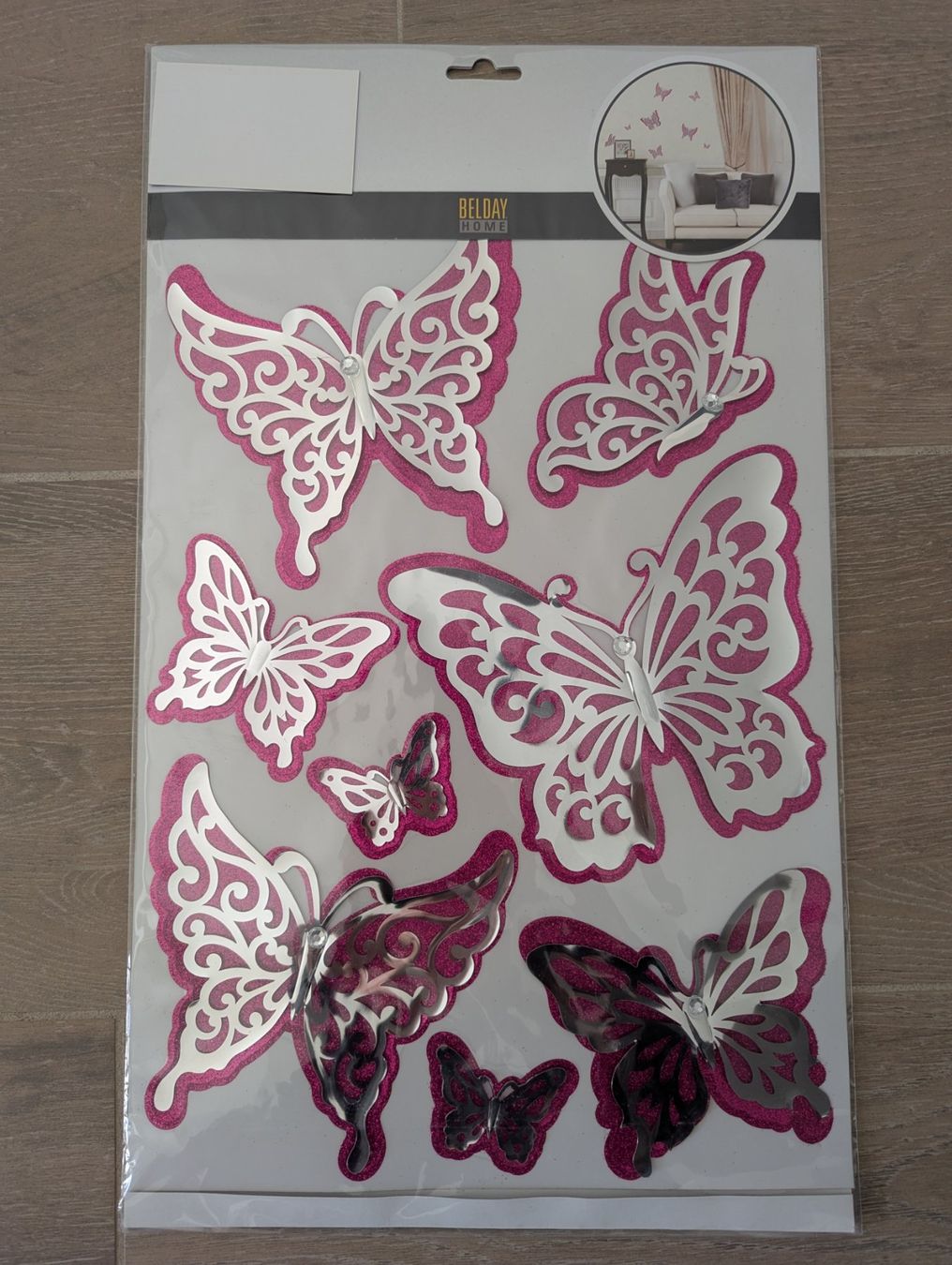 Tutte le decorazioni: Wanddeko Schmetterling pink – Nuovo e nell'imballaggio originale da Binz venduto da Aleksruski