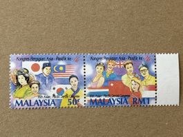 Malaysia Briefmarken, Asien-Pazifik Kongress,Top Zustand!
