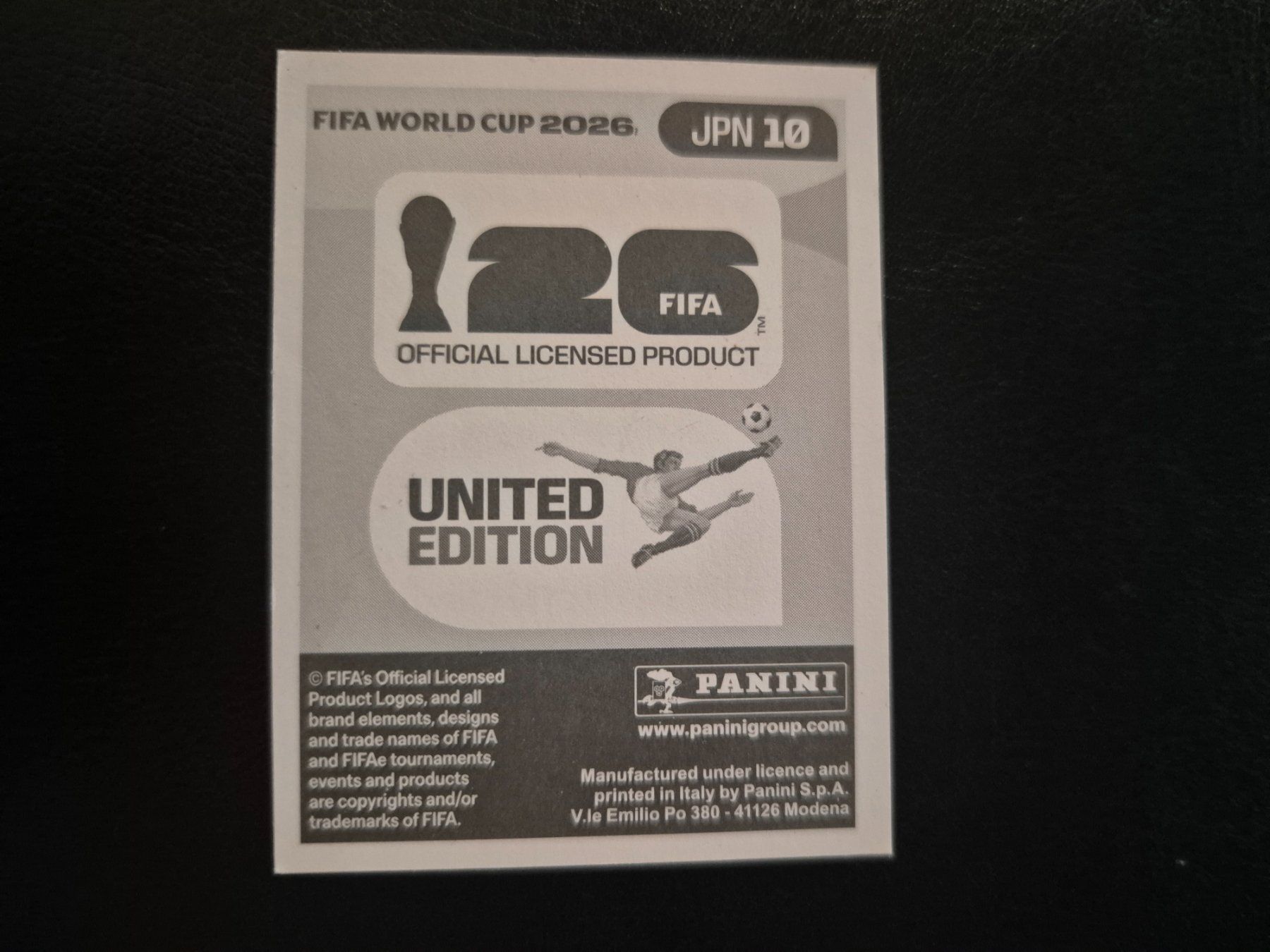 Panini Carte collezionabili: Panini WM 26 JPN 10 – Nuovo (secondo la descrizione) da Rorschacherberg venduto da AJ3108 1