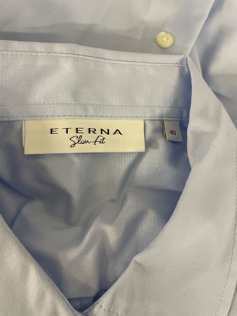 Eterna Damen Bluse hellblau gr 40