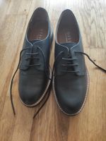 Schnürschuh schwarz Leder Office London, Gr. 39, neuwertig 