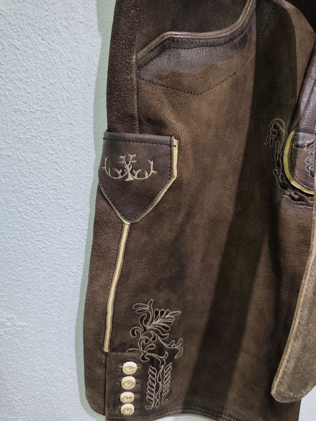 Pantaloni: Trachtenlederhose kurz - Grösse 62 – Nuovo e nell'imballaggio originale da Dussnang venduto da Rosenfee50 3