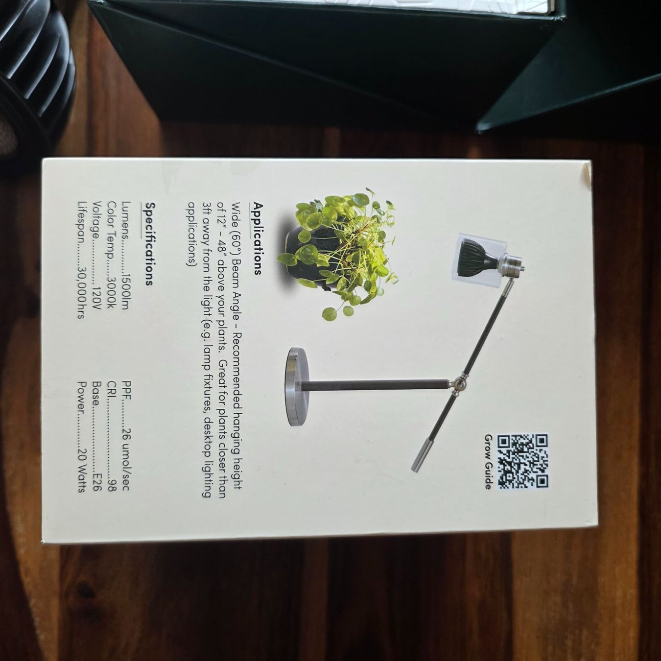 Lampes: Pflanzenlampe 'Soltech' (Schwarz) – Neuf (Voir description) à Mettau par eli_k78v 1