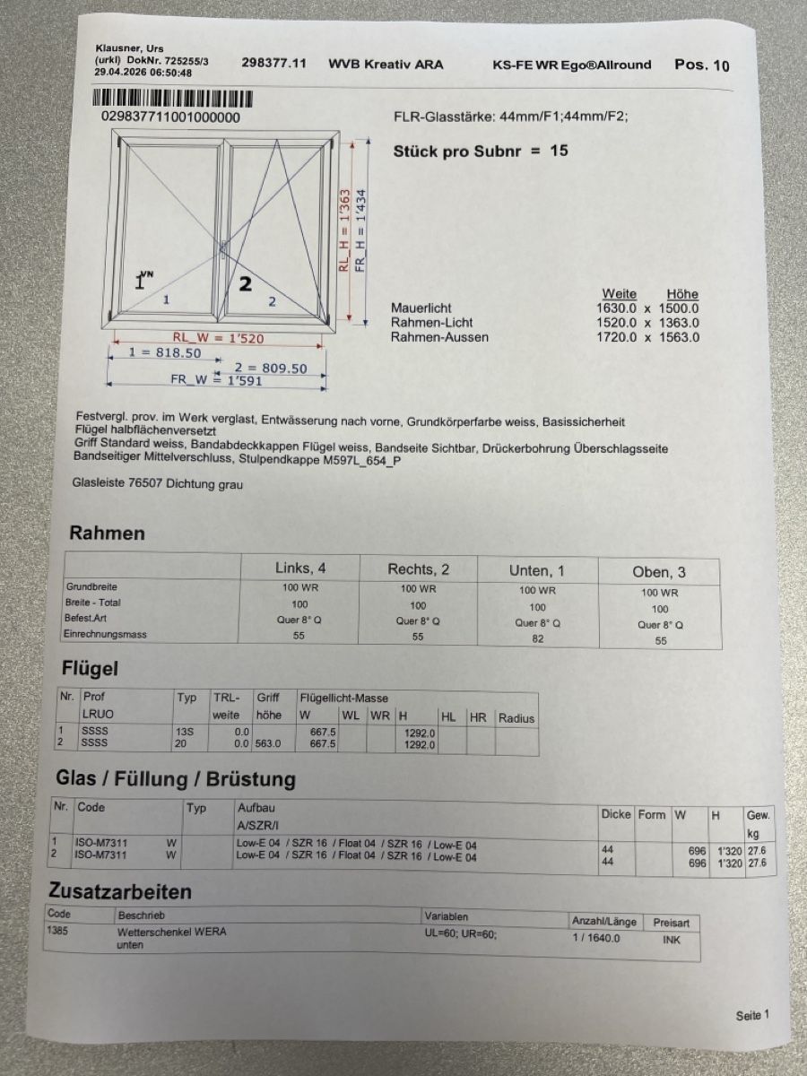 Finestre: Fenster neu 15 Stück – Nuovo e nell'imballaggio originale da Linden venduto da Bambs04 2
