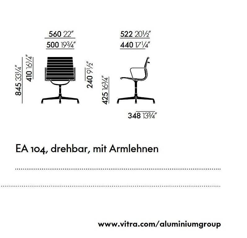 Vitra Stühle: Vitra Eames Chair EA 104 – Gebraucht aus Wangen b. Olten von Peter_X 4