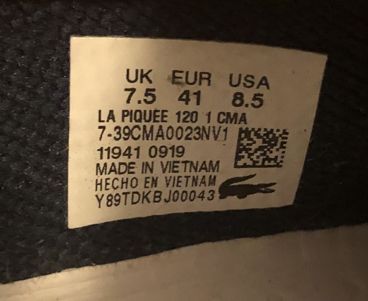 Lacoste Scarpe da uomo: Sneakers Lacoste – Usato da Riehen venduto da simste25 1