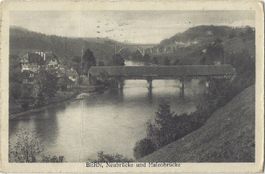 BERN,  Neubrücke  und  Hafenbrücke