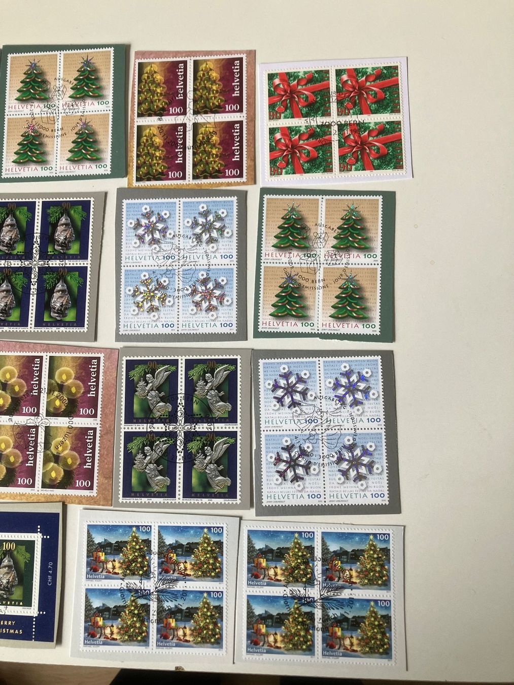 Tutti i francobolli: diverse Weihnachtsmarken ab Fr. 1.00 – Usato da Baar venduto da Ramona10 2