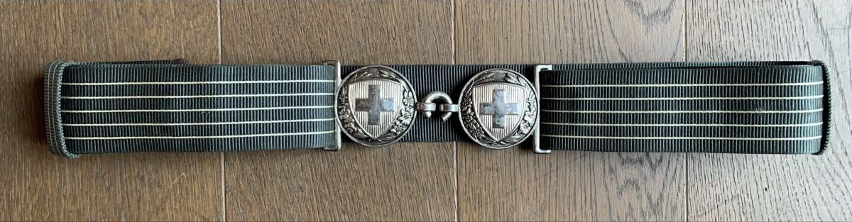 Schweizer Armee Cinture: Schweizer Offiziersgurt Silber – Usato da Dotnacht venduto da tmn_8 1