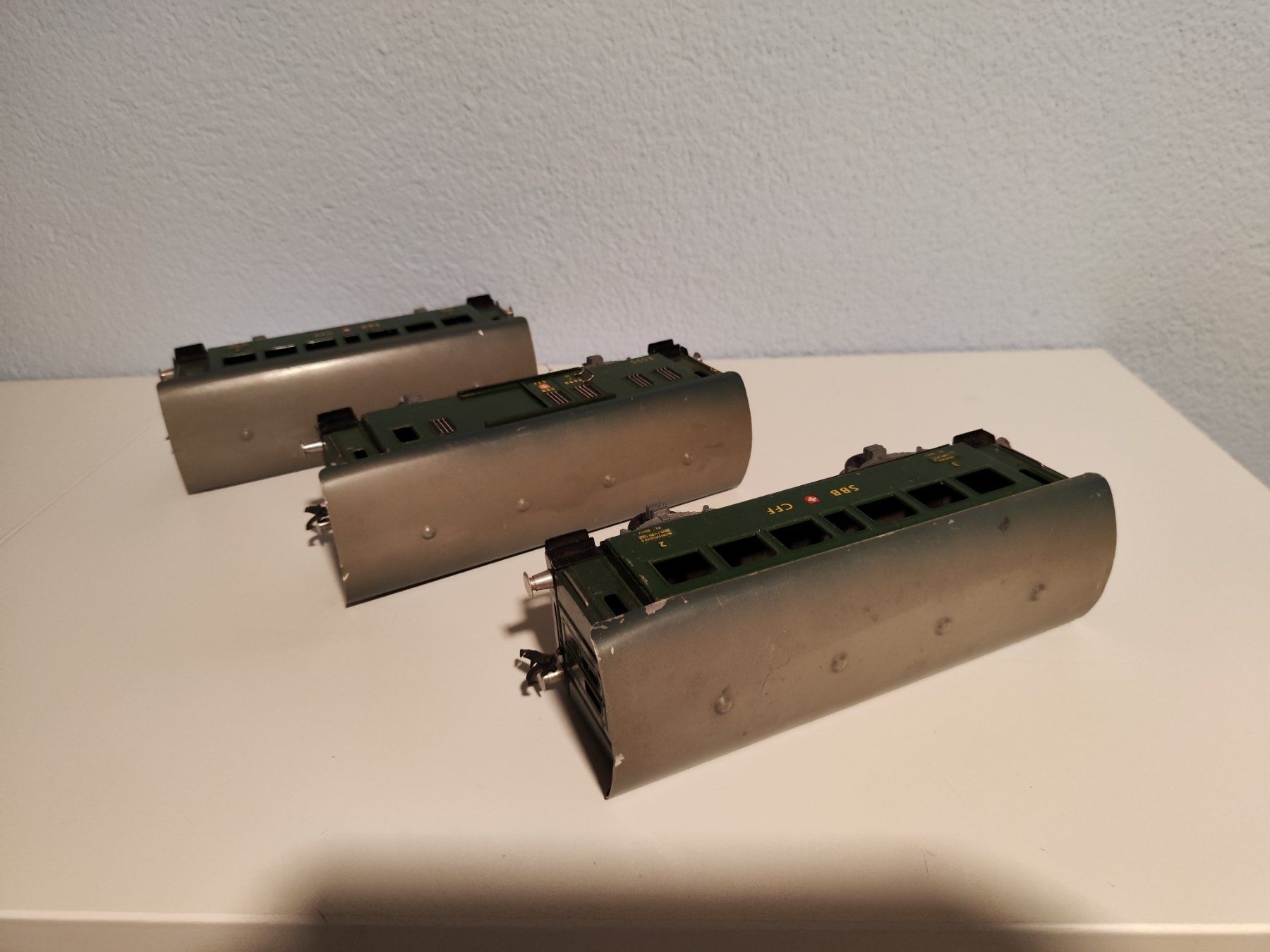 Buco Modellini di ferrovie: Buco 3 Wagen bespielt – Usato da Gutenswil venduto da spur0hans 3