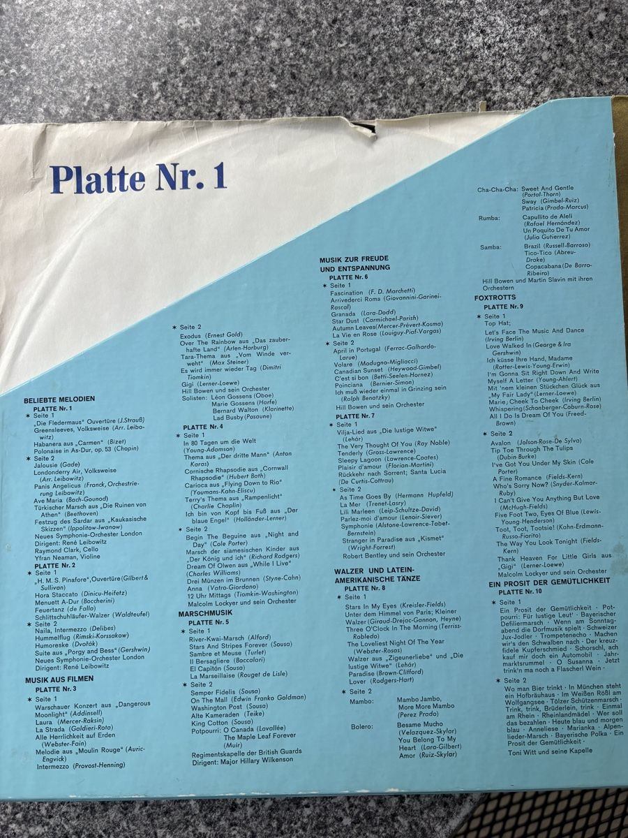 Schallplatten: VINYL melodie der welt BOX – Gebraucht aus Herzogenbuchsee von warrior77 4