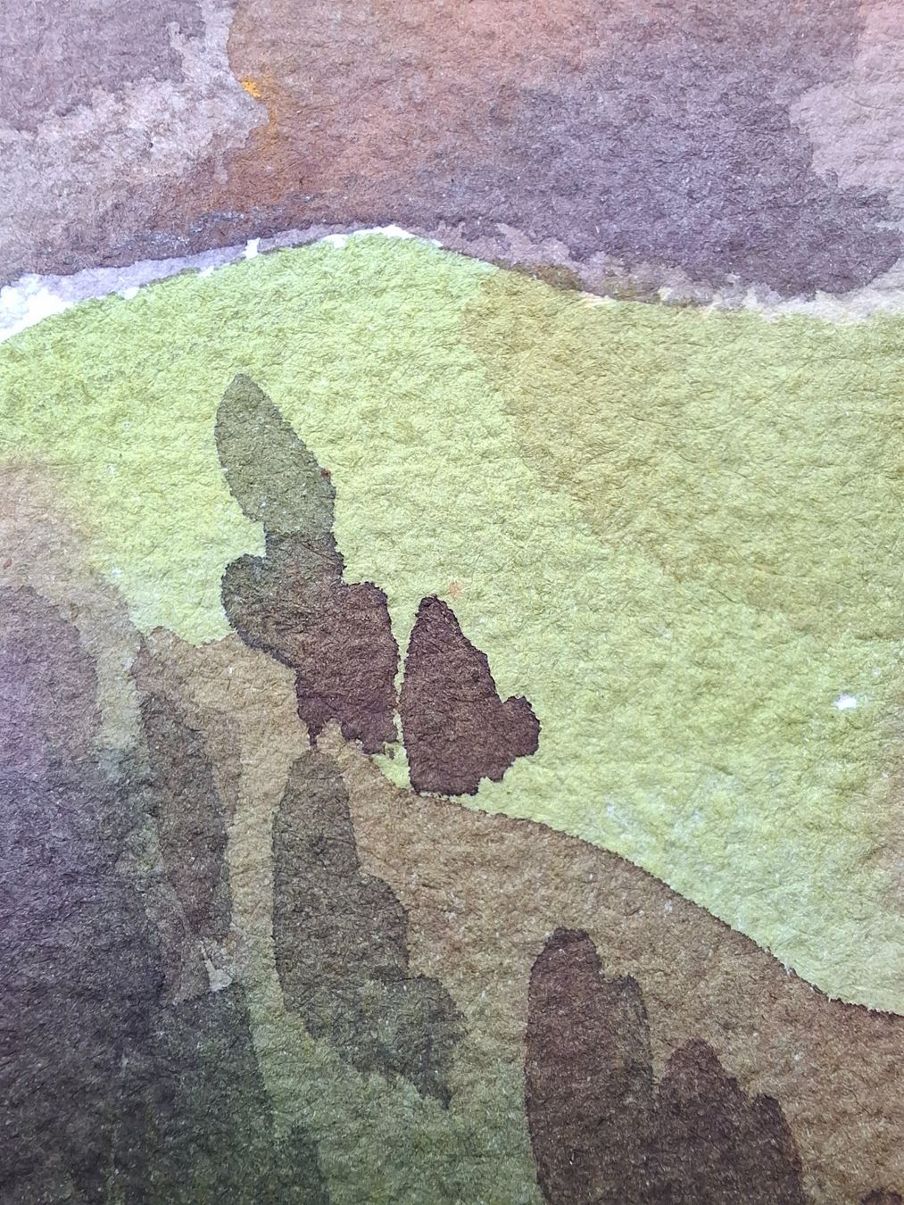 Gemälde: Aquarell Ferdinand Meyer-Streiff Matt Glarus 1932 – Gebraucht aus Rheinfelden von Badelus 6