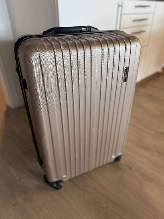 Valises de voyage: Grosser goldener Koffer – D'occasion à Cham par VStore 3