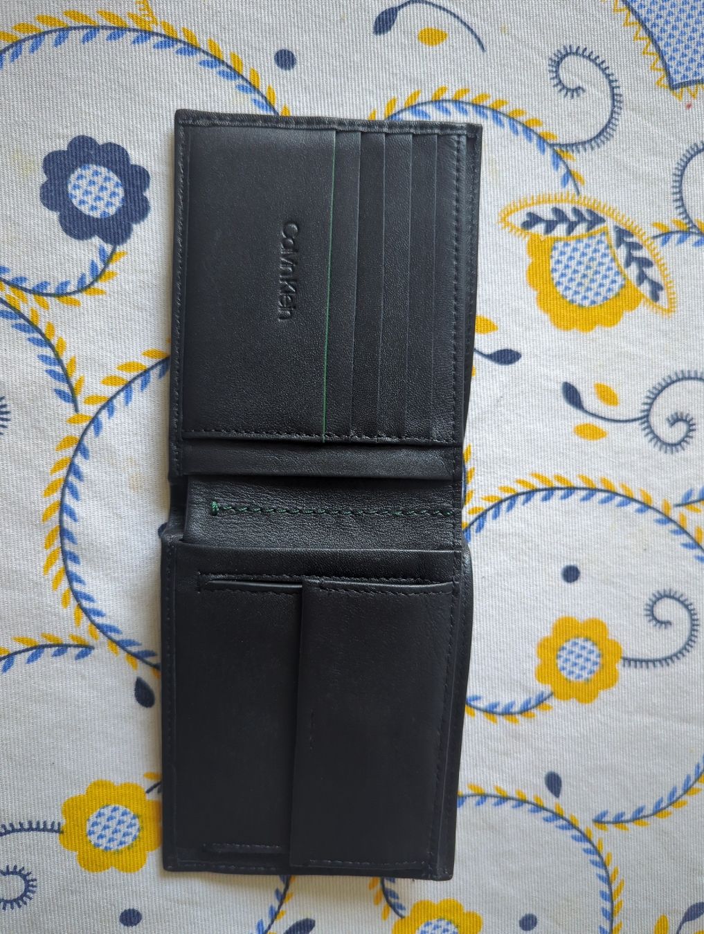 Calvin Klein Brieftaschen: Calvin Klein Black Leather Wallet Bifold – Neu (gemäss Beschreibung) aus Geneve von rob_w8qv 1