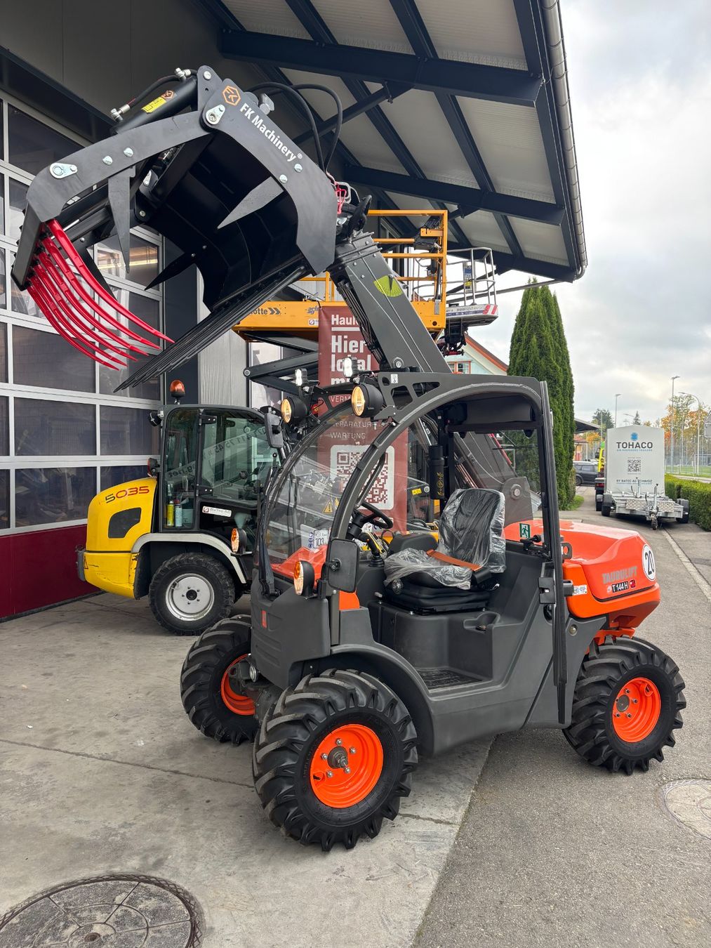 Diesel Carrelli elevatori e a forche: Teleskopstapler Ausa T144H, Telehandler, Stapler – Usato da Appenzell venduto da Baumonteur 4