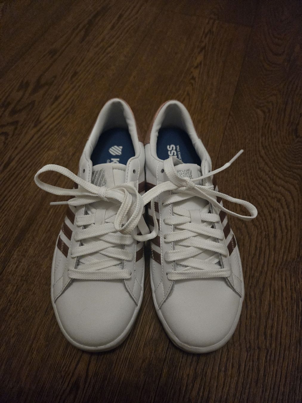 Swiss Scarpe da donna: K-SWISS Sneaker weiss/bronze – Nuovo e nell'imballaggio originale da Zeihen venduto da SaBu1987