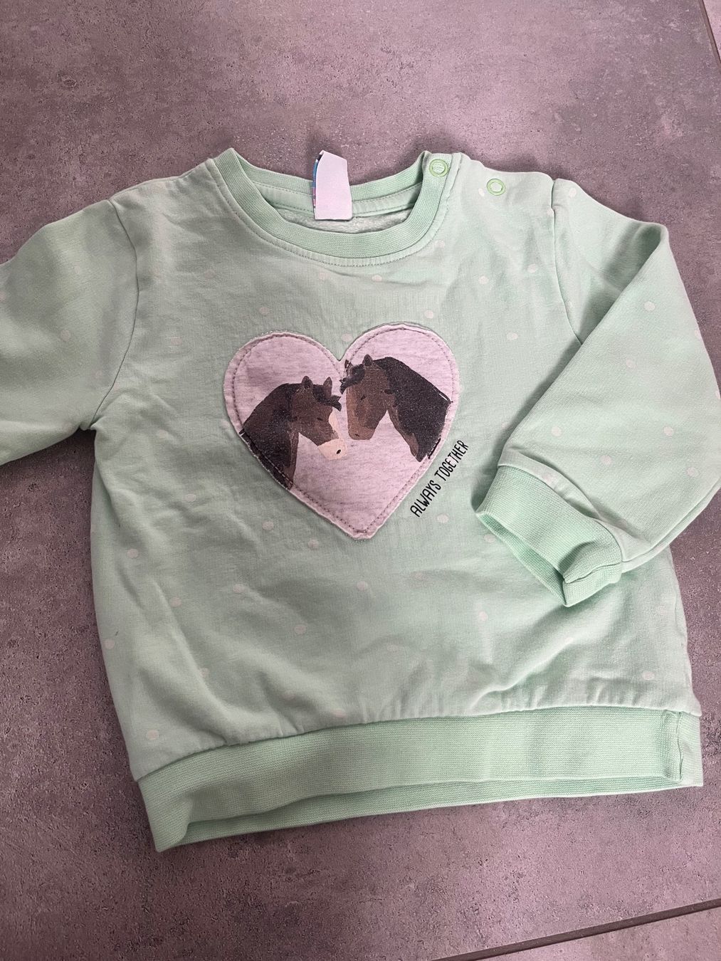 Maglioni & Felpe: Topomini, Pullover, Sweatshirt, Pferde Gr. 74 – Usato da Mollis venduto da Miss_Dresses 2