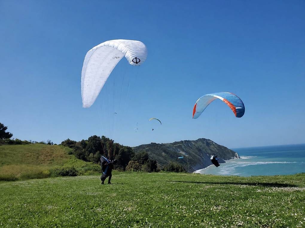 Phi Sport dell'aria & Aquiloni: Gleitschirm, Phi Maestro 3 light, 23m2, Sonderfarbe Weiss – Usato da Spiez venduto da kevinnauer06