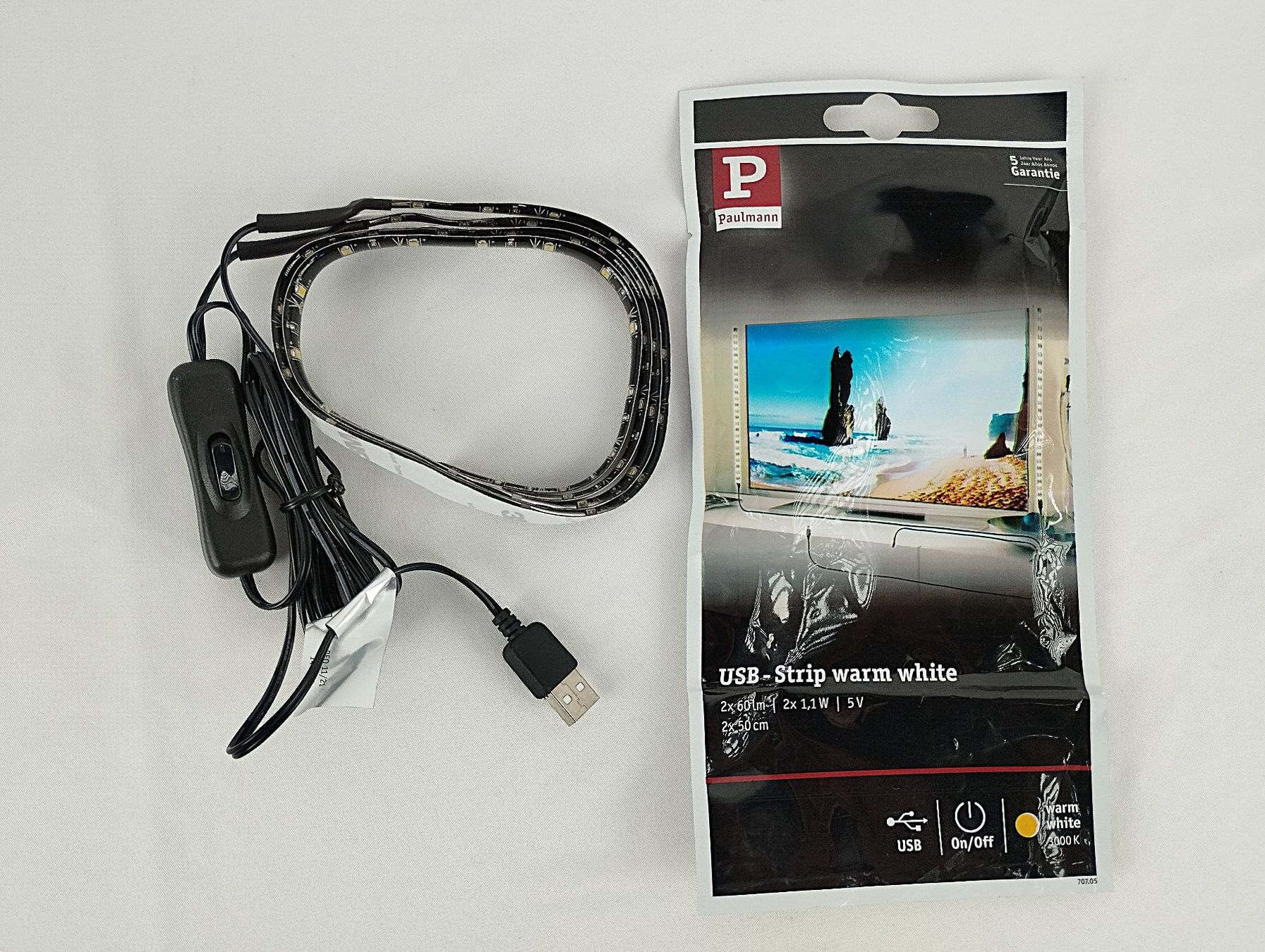 Ghirlande e barre luminose: PAULMANN USB Stripe warm Weiss – Nuovo (secondo la descrizione) da Schübelbach venduto da Restwert_Schubelbach