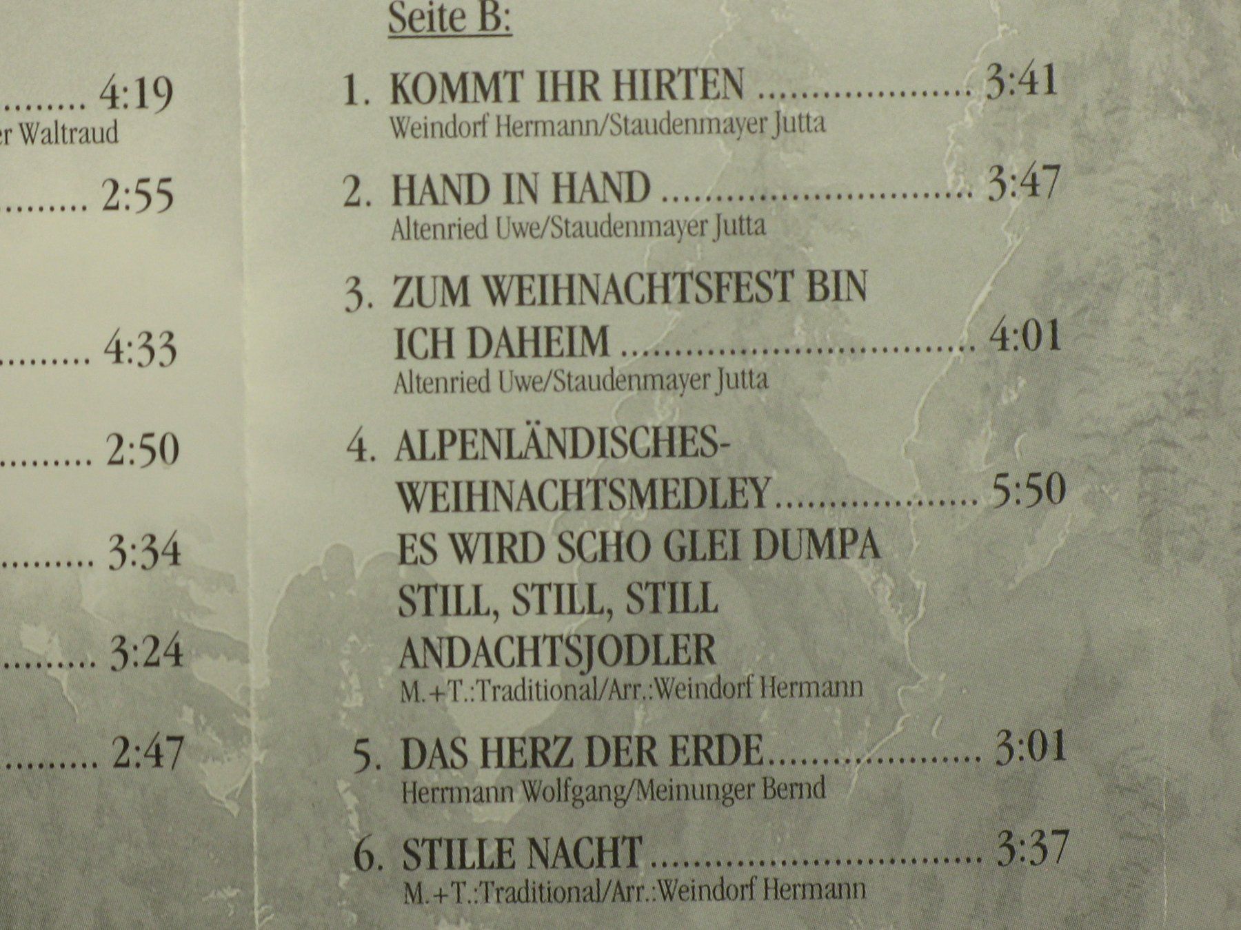 Musicassette: KLOSTERTALER   Winterwunderland – Usato da Langnau i. E. venduto da gf2_29jt 2
